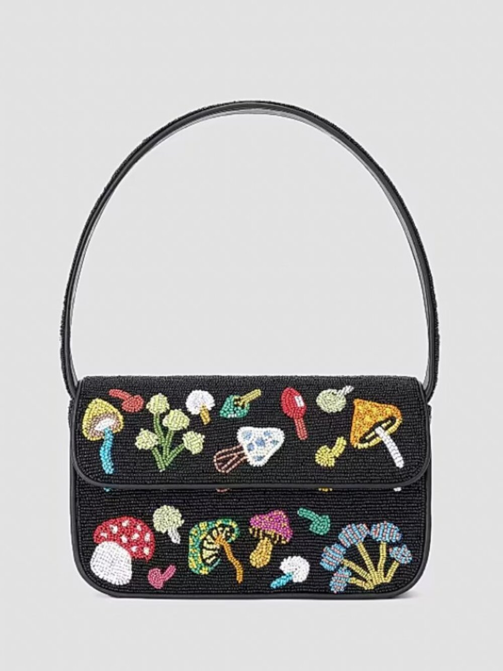 STAUD Tommy Beaded Bag, Shroomscape